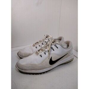 Nike Mens Lunar Control Vapor 2 899633-100 White Golf Cleats Shoes Size 11.5